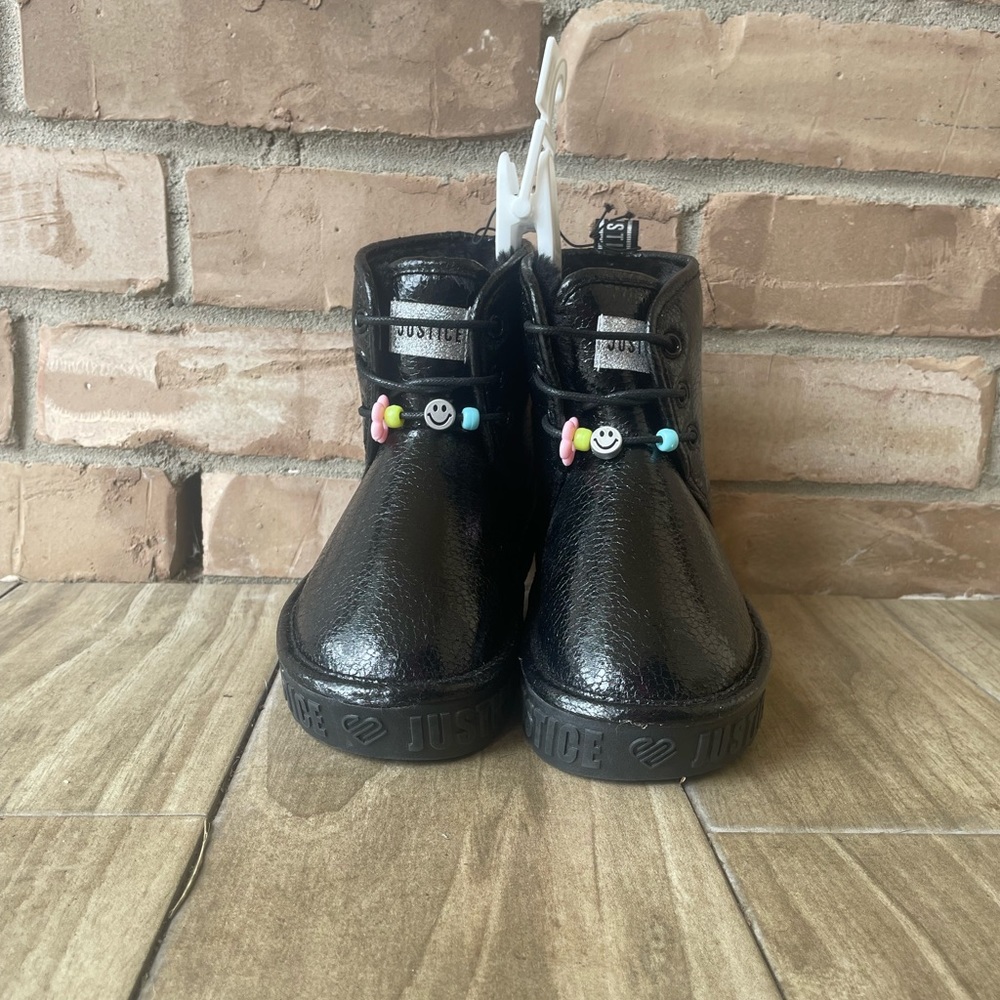 Justice Girls Shearling Boots Size: 13